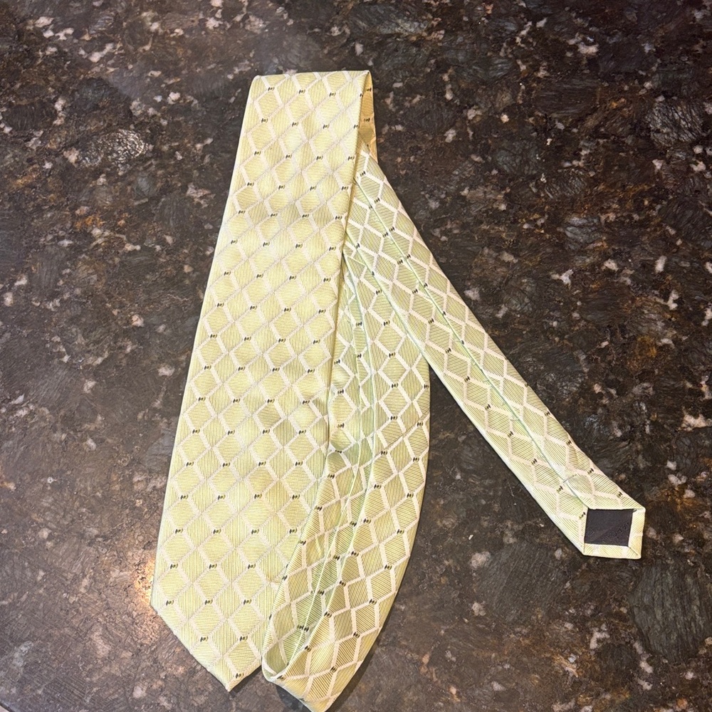 VESUVIO NAPOLI IN Italy light green men’s tie!!